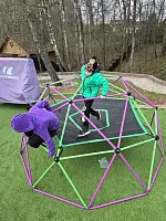 Игровой комплекс для детей Geometrium - паутинка для лазания + гамак + тент